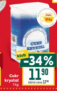 Cukr krystal Cukrovar Vrbátky