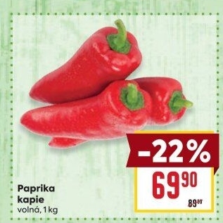 Paprika červená kapie