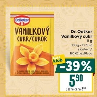 Vanilkový cukr Dr. Oetker