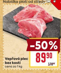 Vepřová plec bez kosti