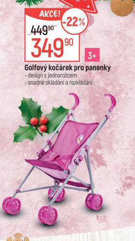 Dětský golfový kočárek Woody