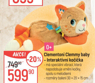 Interaktivní plyšové zvířátko Clementoni Baby