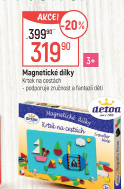 Magnetické dílky Detoa