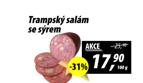 Salám trampský se sýrem