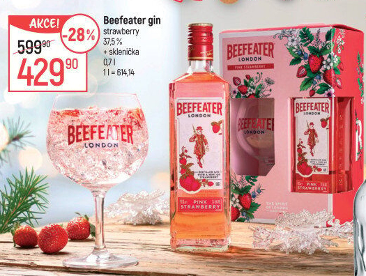 Gin Pink Beefeater - dárkové balení