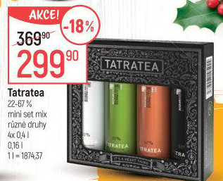 Kolekce miniatur Tatranský čaj Karloff
