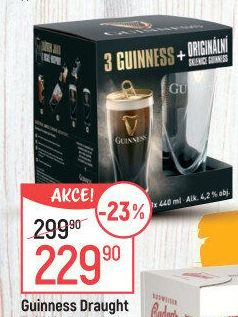 Pivo GuinnessDraught - dárkové balení