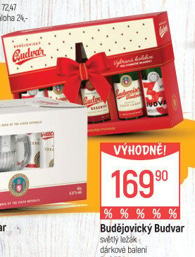 Pivo kolekce Budweiser Budvar