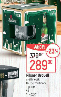 Pivo Pilsner Urquell - dárkové balení