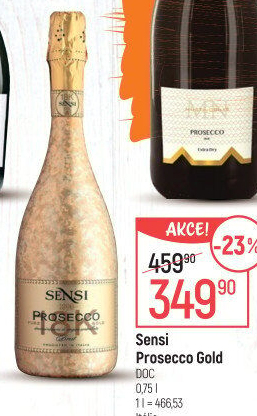 Prosecco Brut DOC 18K Gold Sensi