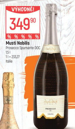 Prosecco Extra Dry Magnum Musti Nobilis