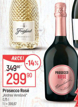Prosecco Rosé brut Millesimato Ca´delle