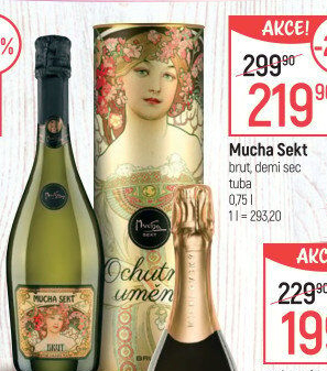 Sekt Brut Mucha