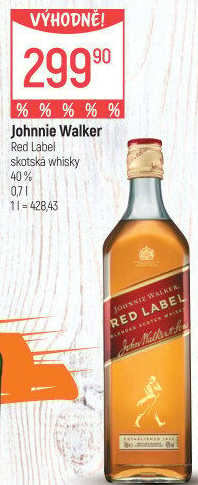 Whisky Red Label Johnnie Walker