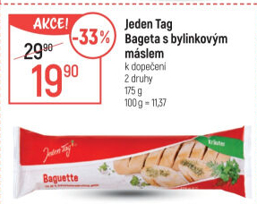 Bageta s máslem k dopečení Jeden Tag