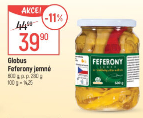 Feferony jemné Globus