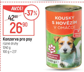 Konzerva pro psy Globus