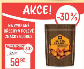 Mandle v čokoládě Globus