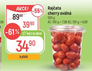 Rajčata cherry oválná