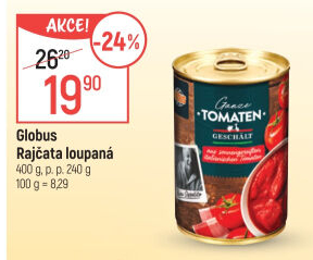 Rajčata loupaná Globus