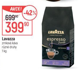 Zrnková káva Espresso Barista Intenso Lavazza