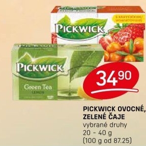 Čaj zelený Pickwick