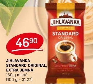 Mletá káva Standard Jihlavanka