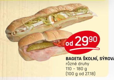 Obložená bageta