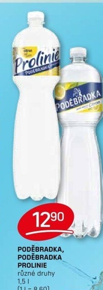 Ochucená voda Poděbradka