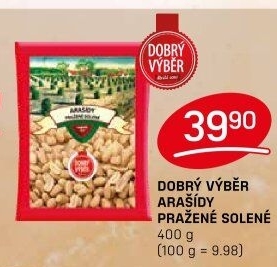 Pražené arašídy Dobrý Výběr