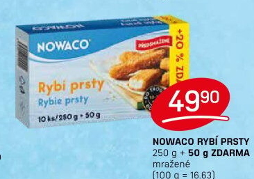 Rybí prsty předsmažené mražené Nowaco
