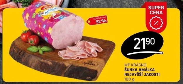Šunka Amálka nejvyšší jakosti Krásno
