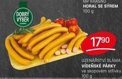 Vídeňské párky Premium Dobrý Výběr