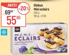 Dezert Eclairs mini mražené Globus
