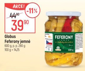 Feferony jemné Globus