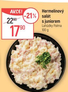 Hermelínový salát s juniorem