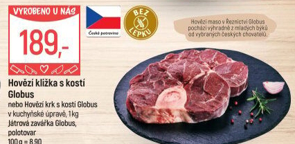 Hovězí kližka s kostí Globus