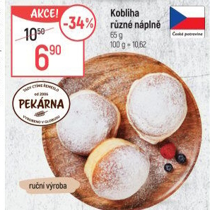 Kobliha s náplní