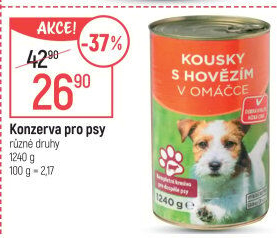 Konzerva pro psy Globus