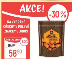 Mandle v čokoládě Globus