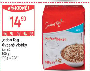 Ovesné vločky Jeden Tag