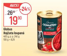 Rajčata loupaná Globus