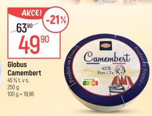 Sýr Camembert Globus