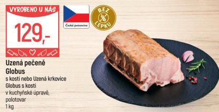 Uzená pečeně s kostí Globus
