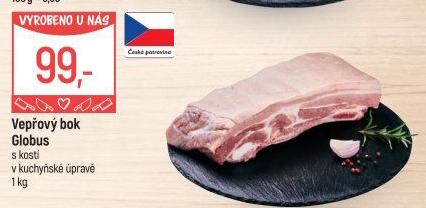 Vepřový bok s kostí Globus
