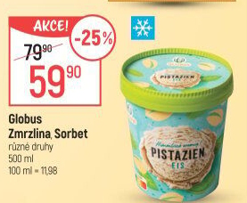 Zmrzlina v kelímku Globus