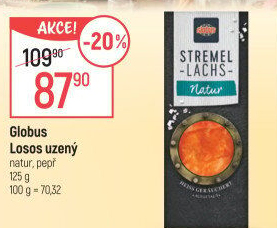 Losos uzený Globus