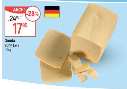 Sýr Gouda 30%