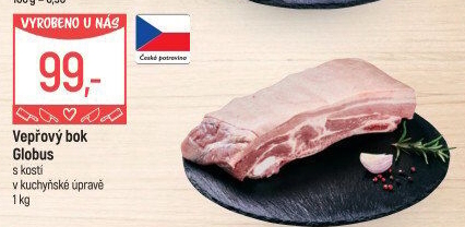 Vepřový bok s kostí Globus