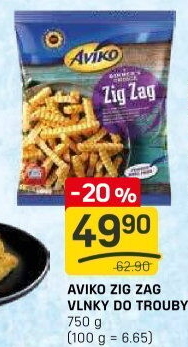 Hranolky vlnky mražené Zig Zag Aviko